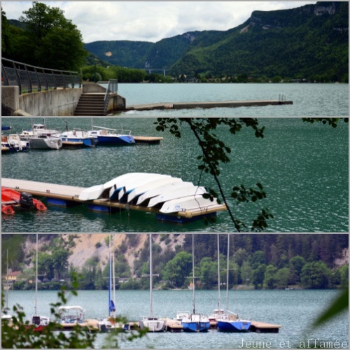 Le lac de Nantua et ses voiliers