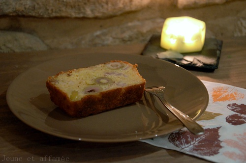 Cake olive jambon