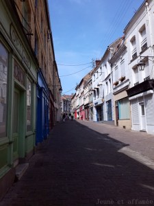 Les rues pavées de Saint-Omer
