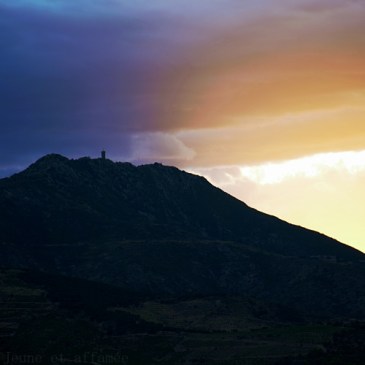 Coucher de soleil sur la tour Madeloc