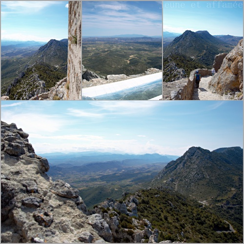 Vue depuis le château de Quéribus