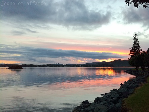 Sunset in Whangateau