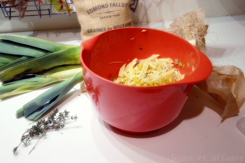 Galettes poireaux/pommes de terre