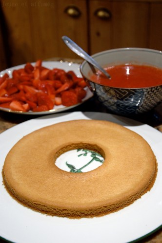 La pâte en train de refroidir