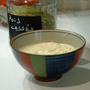 Tartinade de pois cassés