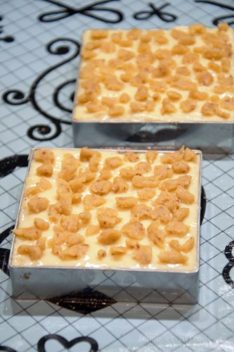 Carrés pâtissiers à la rhubarbe