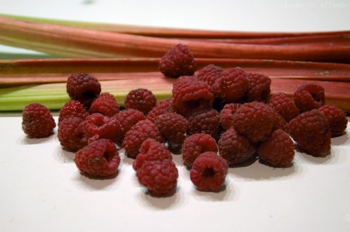 Framboise et rhubarbe