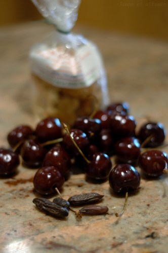 Cerises et tonka