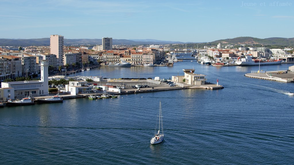 Sète vue depuis le haut du phare
