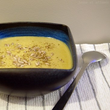 Soupe de pois cassés au lait de coco