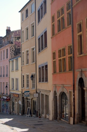 Façades colorées à Lyon