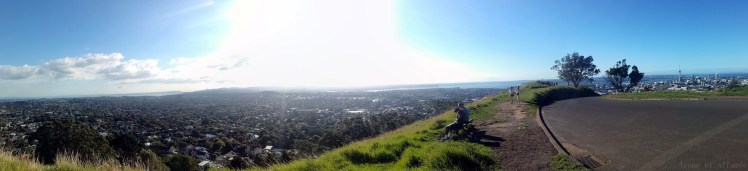 Vue panoramique sur Auckland depuis le Mont Eden