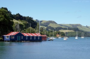 Port-Chalmers, mer et collines