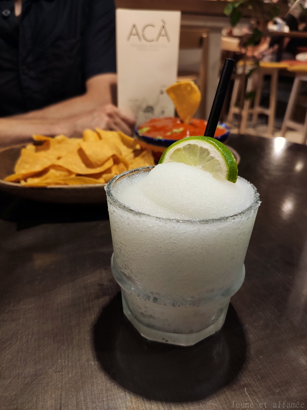 La très bonne margarita version granité de ACA