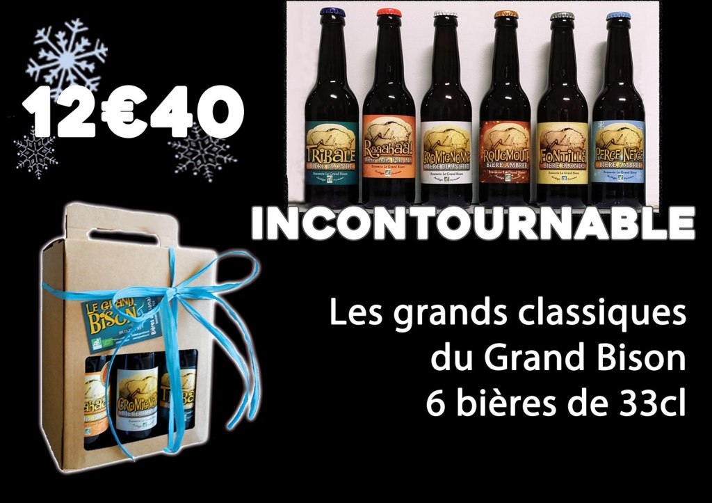 Coffret de bières du Grand bison