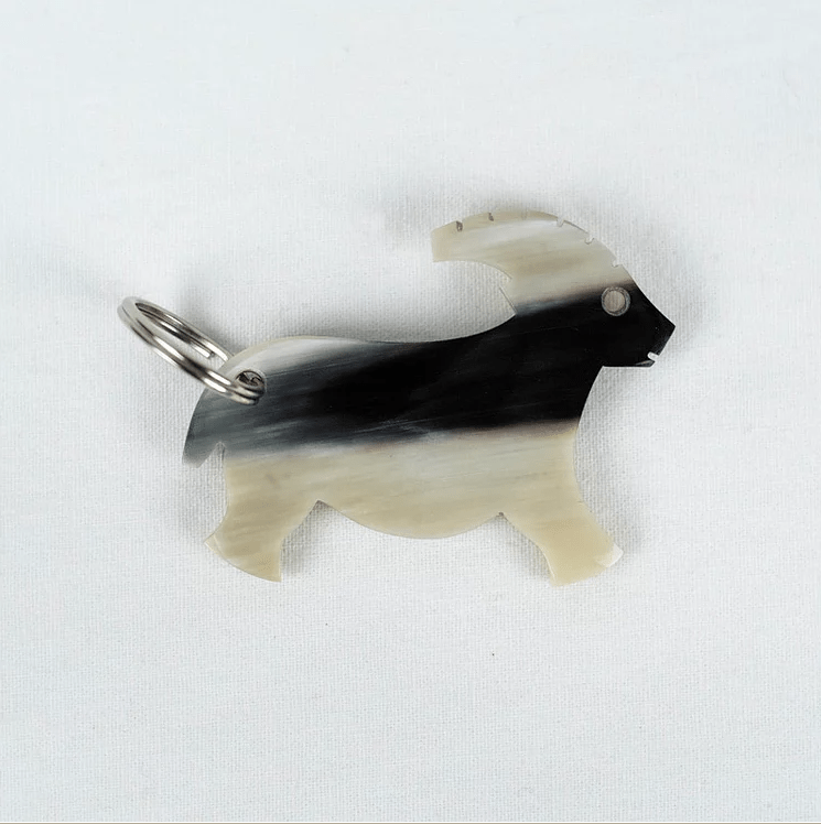 Porte-clef bouquetin silicorne vallée