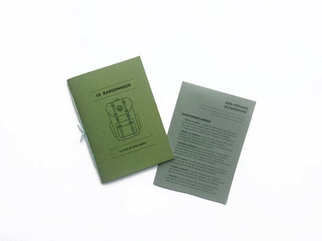 Carnet Le randonneur Barake papier