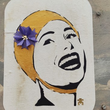 Streetart, Missgreen Grenouille, Paris 20