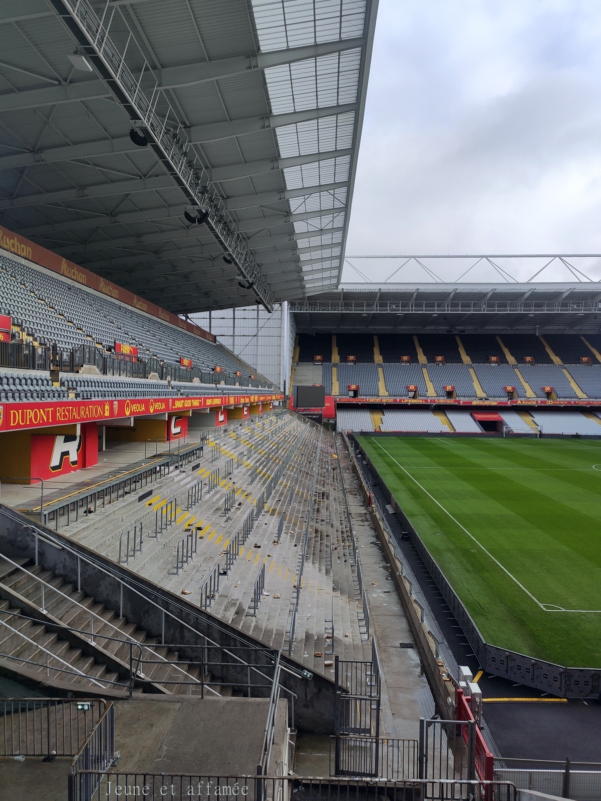 Gradins du stade Bollaert