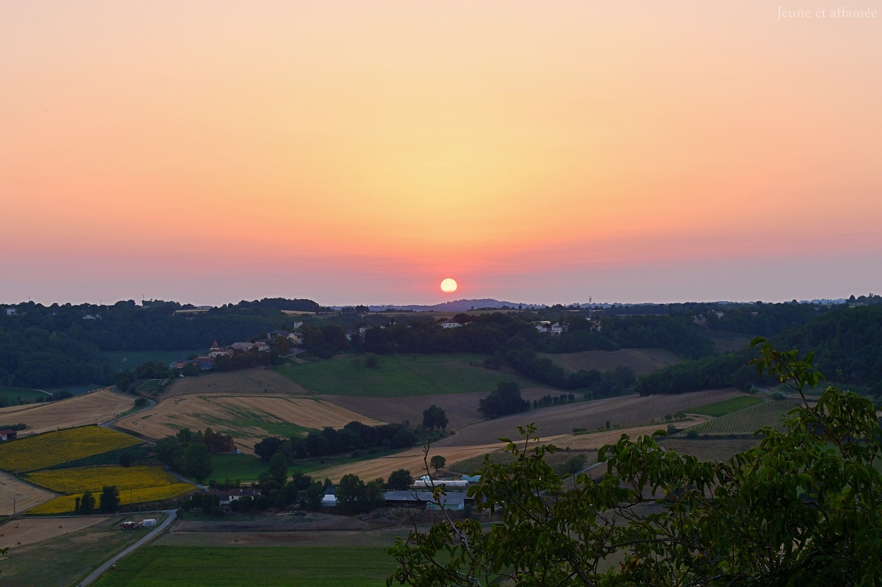 Coucher de soleil